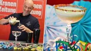 Für die Osterzeit hat Schellander den richtigen Cocktail parat. (Bild: Evelyn Hronek)