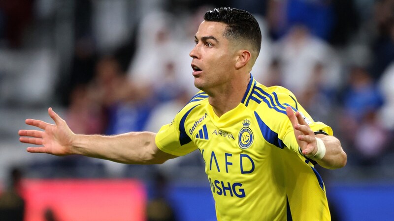Cristiano Ronaldo spielt seit einigen Jahren in der saudischen Liga. (Bild: AFP/Fayez NURELDINE / AFP)