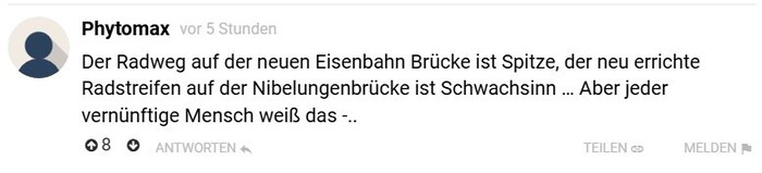 Die Reaktionen und Ideen der „Krone“-Leser in der Diskussion um die Nibelungenbrücke