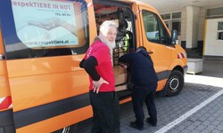 Mit einem Bus und einem Vereinskollegen war Tom Putzgruber wieder unterwegs in die Ukraine.