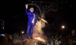 In Mexiko werden zu Ostern traditionell Puppen verbrannt – auch heuer könnte Donald Trump wie ...