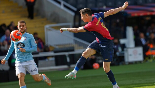 In letzter Sekunde konnte Barcelona doch noch gewinnen.  (Bild: AP/Associated Press)