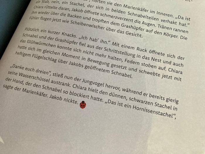 Sogenannte Lese-Stopper zeigen an, wenn ein gutes Vorlese-Ende gekommen ist, damit sich die Kinder nicht wieder hochpowern. 