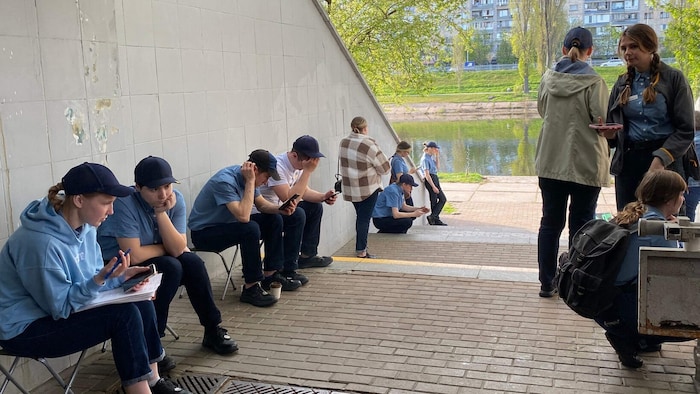 In Kiew wurde am Samstag ausgerechnet im Moment der angekündigten Feuerpause Luftalarm ...