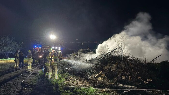 Die Flammen konnten bald eingedämmt werden.