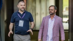 Kaltenegger (re.) und Karajica.