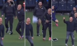 Die Emotionen der Barca-Bank bekam vor allem das Tablet zu spüren.