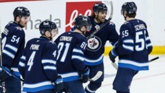 Jubel bei den Winnipeg Jets