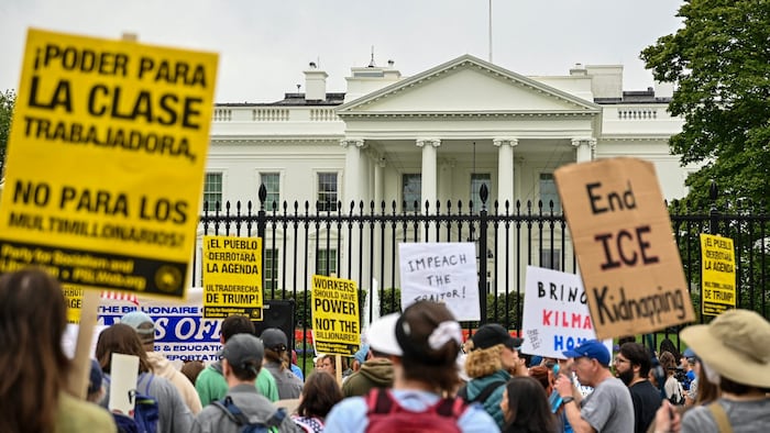 Proteste gegen die US-Regierung im April in Washington
