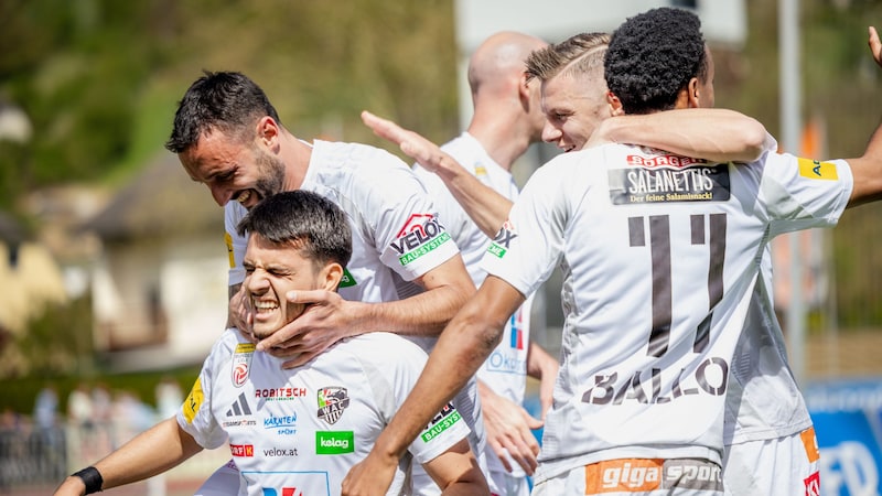 Die WAC-Kicker hatten viel zu jubeln (Bild: GEPA)