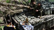 Osterfeier auf einem Panzer: Die „Pause“ dauerte in der Ukraine nicht lange.