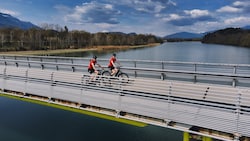 Die Drau wird oft als Kärntens Lebensader bezeichnet und bietet auch Radfahrern unvergessliche Erlebnisse.  (Bild: Wallner Hannes)