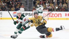 Niederlage im ersten Play-off-Duell mit den Vegas Golden Knights für Marco Rossi.  (Bild: AP/ASSOCIATED PRESS)