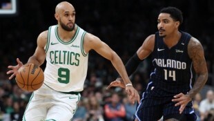 NBA-Titelverteidiger Boston Celtics hat das erste Play-off-Spiel in der nordamerikanischen ...