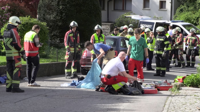 Der Unfall ereignete sich mitten im Siedlungsgebiet.
