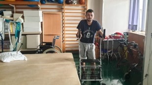2020 erkrankte Atilla Molnar an GBS. Zehn Tage lang lag er auf der Intensivstation im UK St. Pölten. Danach kämpfte er sich zurück ins Leben. (Bild: Molnar Attila)