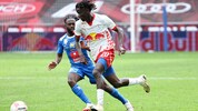 Traf erneut: Gaoussou Diakite (re.).