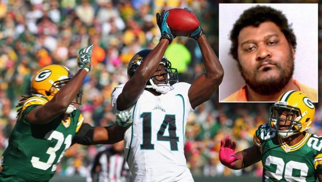 Justin Blackmon erlebte nach seiner Karriere einen bitteren Absturz. (Bild: AFP/Dilip Vishwanat/Getty Images/AFP, X/DraftDiamonds)