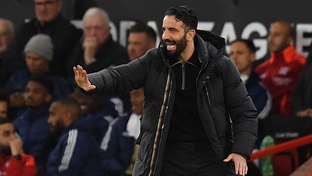 Auch Ruben Amorim konnte United nicht in die Spur bringen. (Bild: AFP/OLI SCARFF)