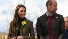 Prinzessin Kate und Prinz William feiern ihren 14. Hochzeitstag in Schottland.  (Bild: APA/AFP/POOL/Jaimi Joy)