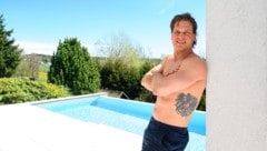 Mit Stolz zeigt Brian Lebler den großen Adler auf seinem Körper. Bei der WM wird er den auch auf der Brust tragen. (Bild: Kerschbaummayr Werner)