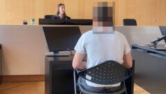 Der Angeklagte vor Gericht. (Bild: Dorn Chantall)