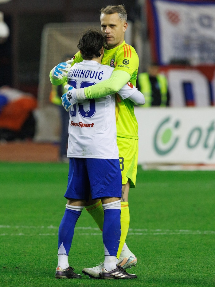 Zu den kleineren Akteuren bei Hajduk Split gehört der 1,94-Meter-Mann Ivan Lučić nicht gerade ...