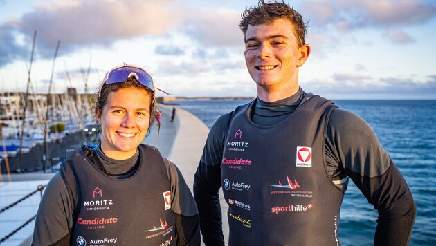 Laura Farese und Matthäus Zöchling (Bild: OeSV/Dominik Matesa)
