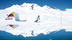 Der „Red Bull Alpine Park“ von Clement Noel verbindet Slalom, Skicross und noch vieles mehr. (Bild: Germain Favre-Félix/Red Bull Content Pool)