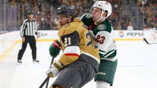 Marco Rossi hat mit MInnesota einen Sieg gegen Las Vegas gefeiert.  (Bild: AP/ASSOCIATED PRESS)