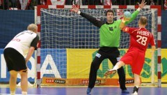44 Jahre und kein bisschen müde – Handballer gab beeindruckendes Comeback. (Bild: GEPA)