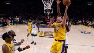 Luka Doncic im Duell mit Anthony Edwards