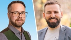 Wolfgang Breitenbrunner (links) wird Bürgermeister von Rohr, Markus Amreich (Grüne Stallhofen) ist enttäuscht.  (Bild: Krone KREATIV/Martin Streckel, Puhek)