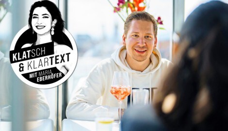 Clemens Trischler stellte sich den Fragen bei „Klatsch & Klartext“, (Bild: Krone KREATIV/Eva Manhart)