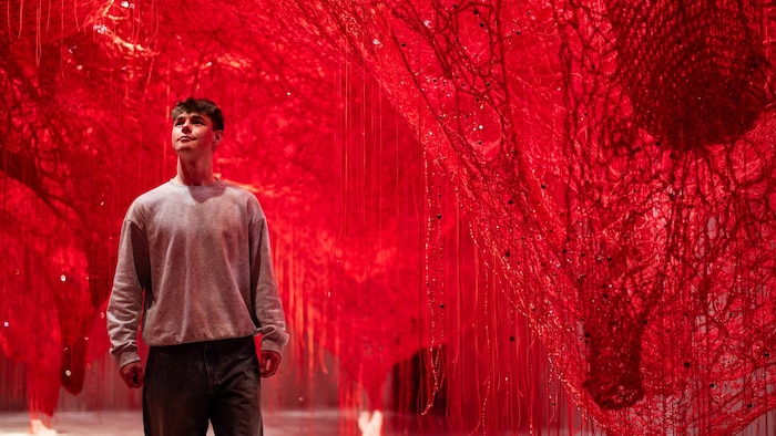 Die neue Wunderkammer, in der Künstlerin Chiharu Shiota zarte Bande knüpft.