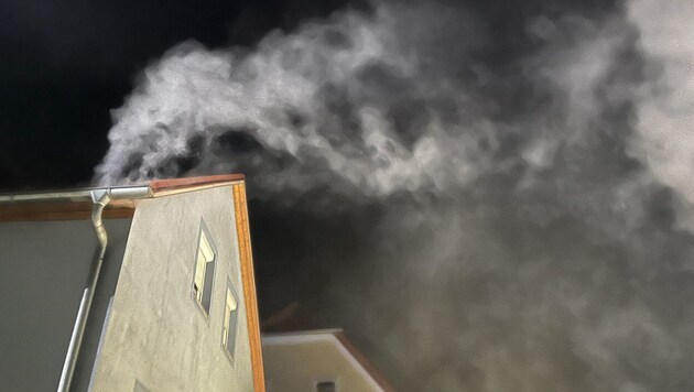 Nachbarn wurden auf den Brand aufmerksam.