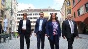„Für ein Innsbruck mit Respekt und Verantwortung“: GR Christine Oppitz-Plörer, Klubobmann Franz ...