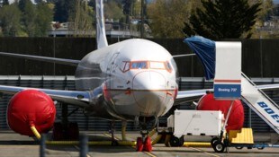 Eine Boeing-Maschine
