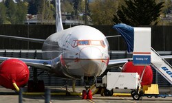 Eine Boeing-Maschine