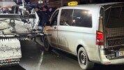 Mit diesem Taxi-Bus passierten die „wilden Szenen“ bei der Ski-WM.