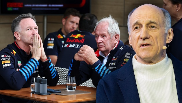 Franz Tost (r.) hätte sich von Beginn an anders entschieden als Christian Horner und Helmut Marko. (Bild: GEPA)