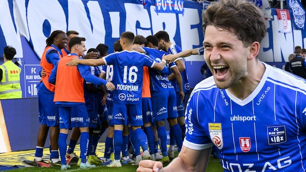 Bei Blau-Weiß Linz hat es für den SK Rapid nichts zu holen gegeben … (Bild: GEPA)
