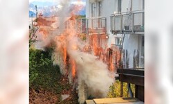 Der Brand breitete sich rasch aus