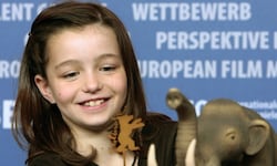 Die Schauspielerin Sophie Nyweide während der Berlinale 2009 in Berlin, wo ihr Film „Mammoth“ ...