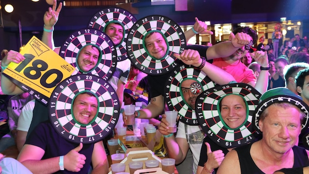Die Darts-Fans sind für ihre kreativen Kostümierungen bekannt.