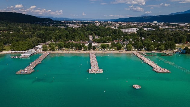 Klagenfurts Strandbäder haben bei Schönwetter noch geöffnet.