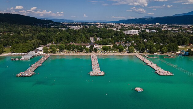 Klagenfurts Strandbäder haben bei Schönwetter noch geöffnet.