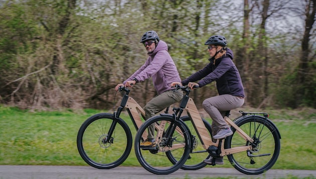 MyEsel-Testfahrt im steirischen Murtal. Im Vergleich zu den anderen Modellen wirkt der ...