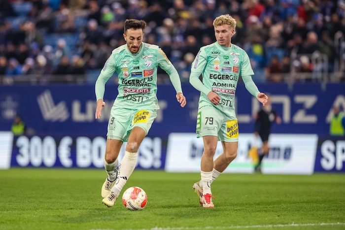 Patrik Mijic (links) weiß in Hartberg zu überzeugen.