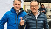 Wiens FPÖ-Spitzenkandidat Dominik Nepp mit Parteichef Herbert Kickl